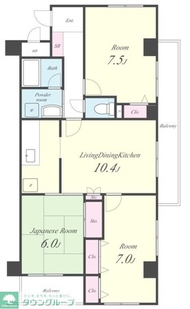 ライツ妙典の物件間取画像